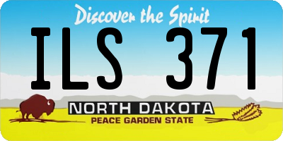ND license plate ILS371