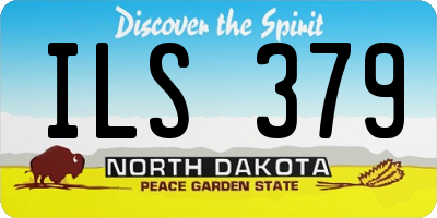 ND license plate ILS379