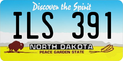 ND license plate ILS391