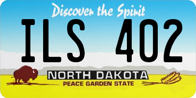 ND license plate ILS402