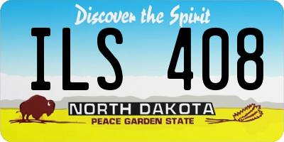 ND license plate ILS408