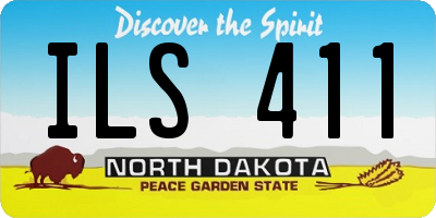 ND license plate ILS411