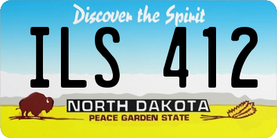 ND license plate ILS412