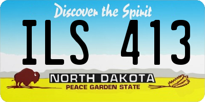 ND license plate ILS413