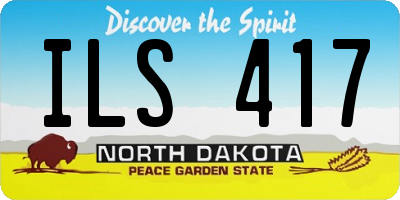 ND license plate ILS417