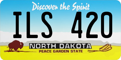 ND license plate ILS420