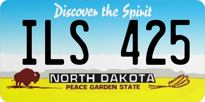 ND license plate ILS425