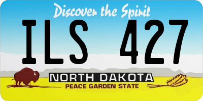 ND license plate ILS427