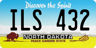 ND license plate ILS432