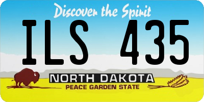 ND license plate ILS435