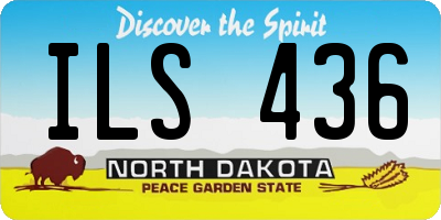 ND license plate ILS436