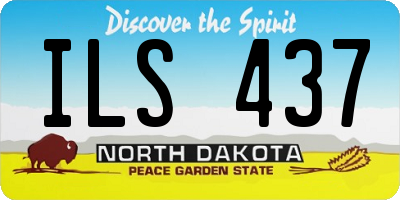 ND license plate ILS437
