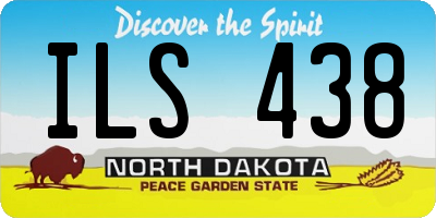 ND license plate ILS438