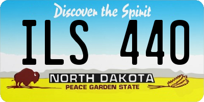 ND license plate ILS440