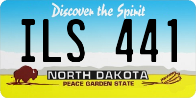 ND license plate ILS441