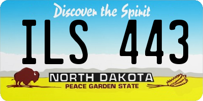 ND license plate ILS443