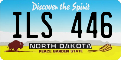ND license plate ILS446