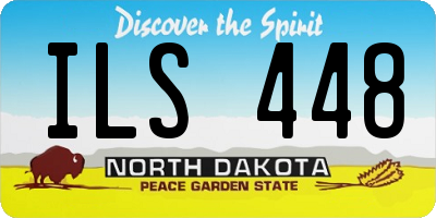 ND license plate ILS448