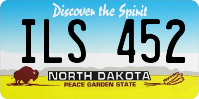 ND license plate ILS452