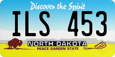 ND license plate ILS453
