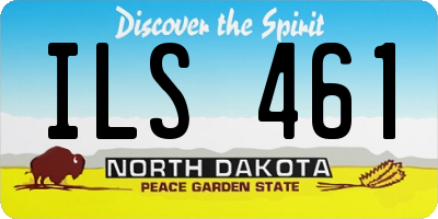 ND license plate ILS461