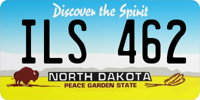 ND license plate ILS462