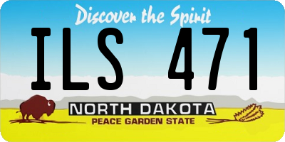 ND license plate ILS471