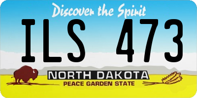 ND license plate ILS473