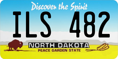 ND license plate ILS482