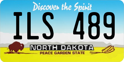 ND license plate ILS489