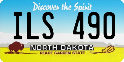 ND license plate ILS490