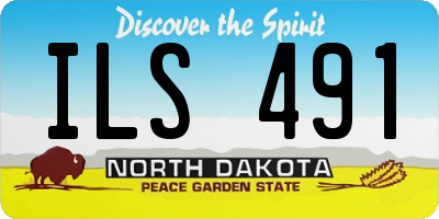 ND license plate ILS491