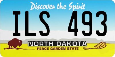 ND license plate ILS493