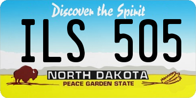 ND license plate ILS505