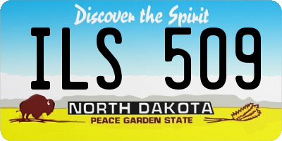 ND license plate ILS509