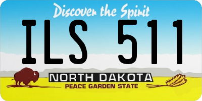 ND license plate ILS511