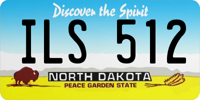 ND license plate ILS512