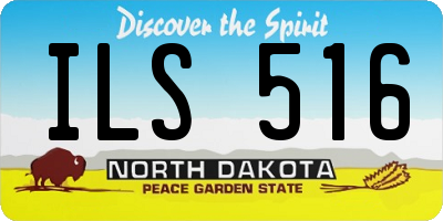 ND license plate ILS516