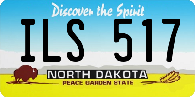 ND license plate ILS517