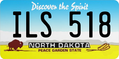 ND license plate ILS518