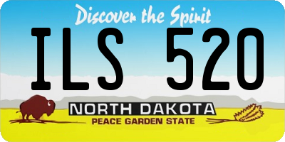 ND license plate ILS520