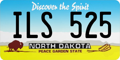 ND license plate ILS525