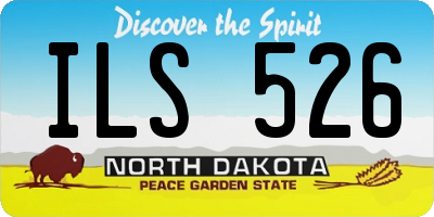 ND license plate ILS526