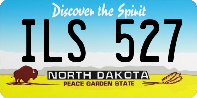 ND license plate ILS527