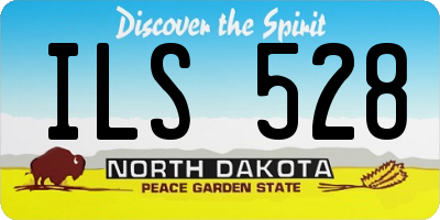 ND license plate ILS528