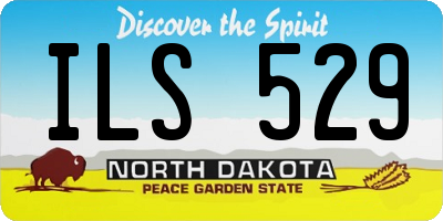ND license plate ILS529