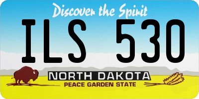 ND license plate ILS530