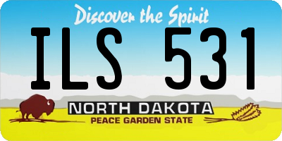 ND license plate ILS531