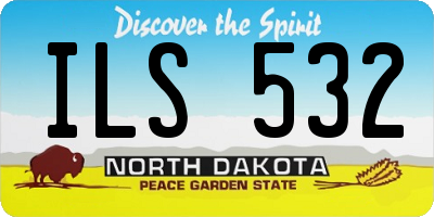 ND license plate ILS532