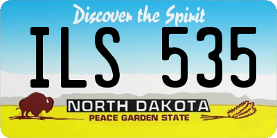 ND license plate ILS535
